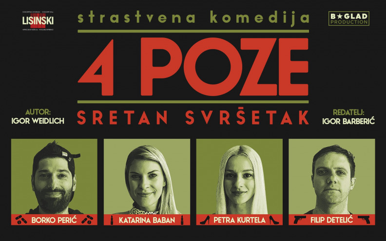 Nagrađivana komedija “4 POZE, sretan svršetak” dolazi u Zadar