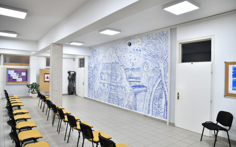 Učenici Ekonomsko - birotehničke i trgovačke škole predstavili mural na temu Dore Pejačević