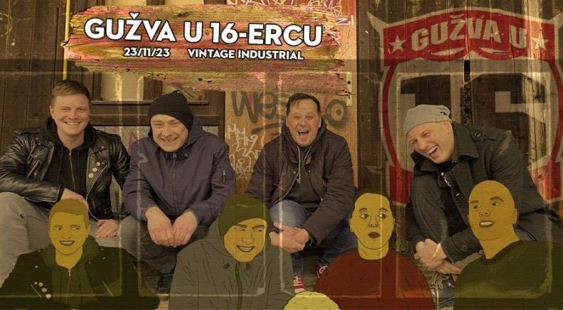 Gužva u 16-ercu ovaj četvrtak slavi 30 godina koncertom u Vintage Industrial Baru