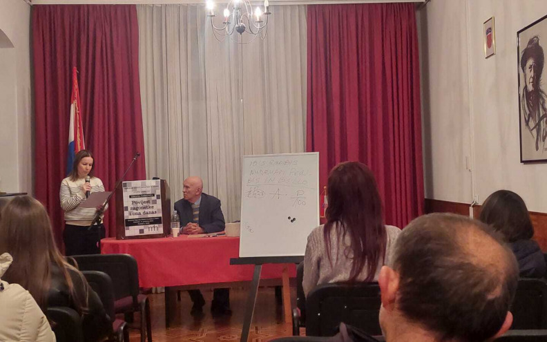 Zdravko Žarković održao predavanje »Povijest zagonetke i ona danas«