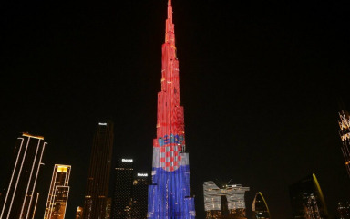 VIDEO Plenković se sastao s najvećim investitorom u Dubaiju, Burj Khalifa u hrvatskim bojama