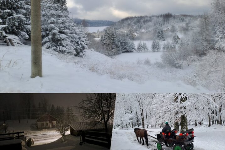FOTO Prava zimska bajka u Gorskom kotaru: Pogledajte idilične prizore prvog većeg snijega ove zime