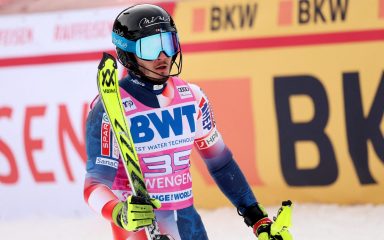 Istok Rodeš deseti na slalomu u Wengenu, Samuel Kolega 16., Filip Zubčić 21.