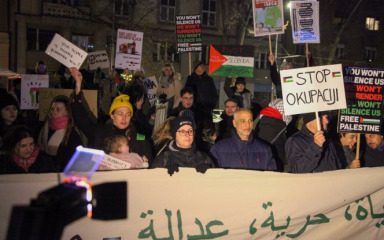 Stotine prosvjednika u Zagrebu marširalo za mir u Gazi