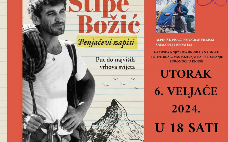 Stipe Božić uskoro predstavlja knjigu u Biogradu