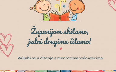 Počinje dvotjedna volonterska akcija “Županijom skitamo, jedni drugima čitamo!”