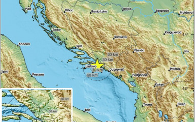 Jug Hrvatske jutros probudio niz potresa
