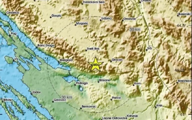 Zadarsko područje usred noći pogodio potres, epicentar kod Zatona Obrovačkog