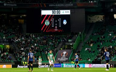 Sporting i Atalanta odigrali 1:1 u prvoj utakmici osmine finala Europske lige