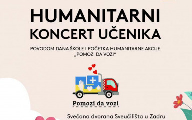 Sutra humanitarni koncert učenika Osnovne glazbene škole sv. Benedikta