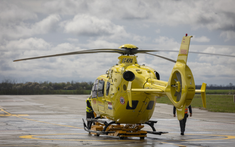 Obavljen prvi prijevoz pacijenta helikopterskom medicinskom službom