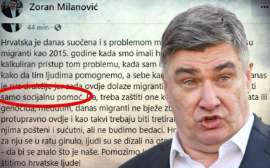 Milanović o migrantima: ‘Oni dolaze s računicom i žele samo uzeti socijalnu pomoć. Ne budimo bedaci’