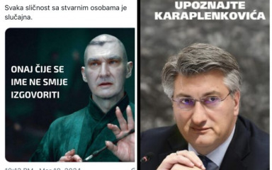 Voldemort vs. Karaplenković: HDZ i SDP “ratuju” na mrežama