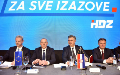 HDZ predstavlja predizborni program, Plenković otkrio neka od imena na listama