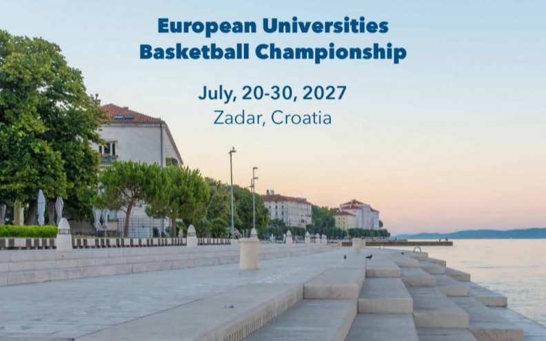 Zadar domaćin Europskog sveučilišnog prvenstva u košarci 2027. godine!
