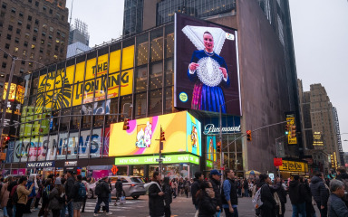 Kadrovi paške čipke na na CBS-u i njujorškom Times Squareu