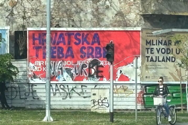 Kampanja “Hrvatska treba Srbe” na udaru: “Nije da samo uništavaju plakate, upadaju i ljudima u dvorišta”