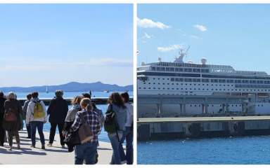 Ogromni kruzer doveo u Zadar brojne posjetitelje: ‘Najviše nas je privukla opuštena atmosfera…’