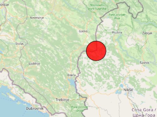 Opet trese Crnu Goru! Jači potres osjetio se i na jugu Hrvatske