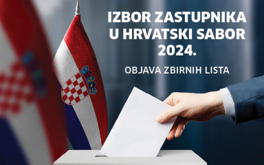 Objava zbirnih izbornih lista