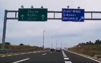 VIDEO Čudan manevar vozača na autocesti kod Zadra: ‘Svakodnevnica na hrvatskim cestama…’