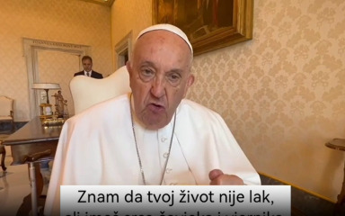 VIDEO Papa Franjo uputio poruku mladom Hrvatu koji je pretrpio teške ozljede