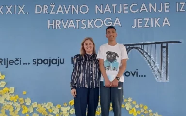 USPJESI UČENIKA Marin Mlinarić državni je prvak iz geografije, a Ivan Klarin iz hrvatskoga jezika