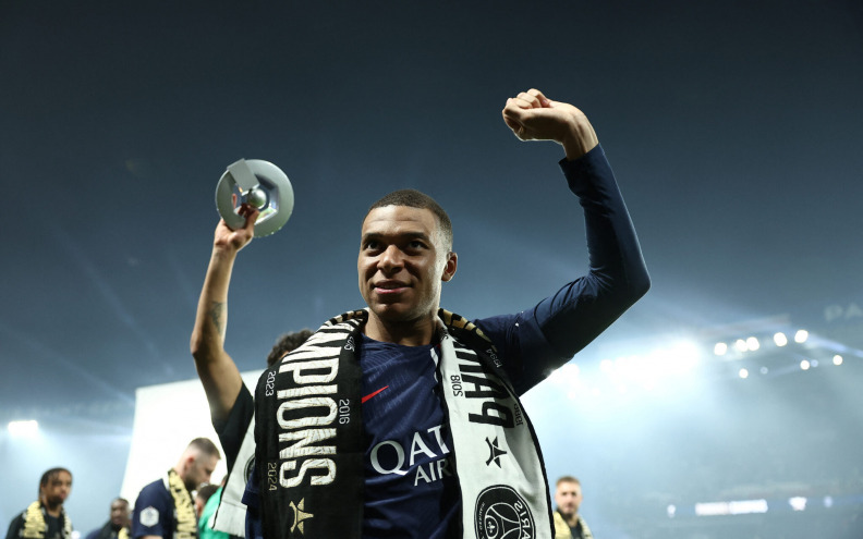 Kylian Mbappe peti put najbolji igrač francuske lige