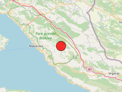 Južnu Dalmaciju pogodio slabiji potres
