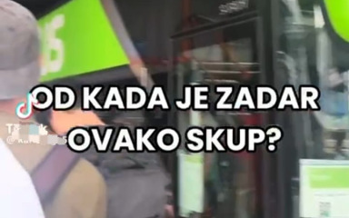 ‘CIJENE SU ME ŠOKIRALE’ Hrvatska tiktokerica u nevjerici zbog cijena u Zadru: ‘Od kada je ovako skup?’