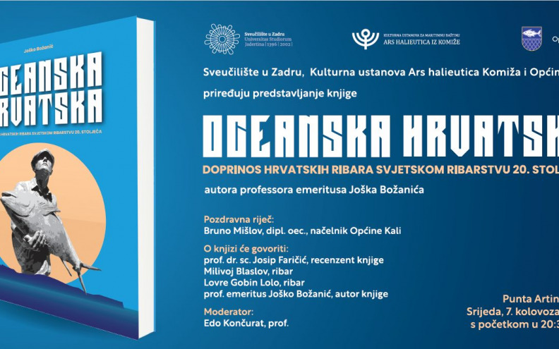 U Kalima predstavljanje knjige o doprinosu hrvatskih ribara svjetskom ribarstvu