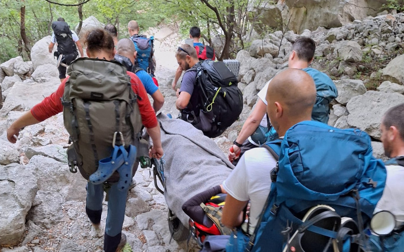 Muškarac pao sa zida na području NP Paklenica, HGSS u akciji spašavanja