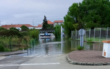 Obilna kiša jutros zasula Zadar, pod vodom bio i podvožnjak u Arbanasima