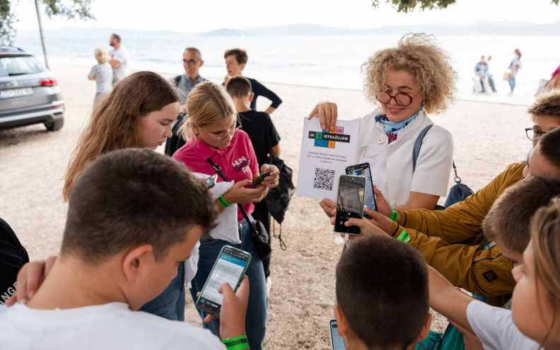 [FOTO] Središte Zadra pretvoreno u veliku učionicu za sve uzraste