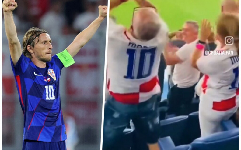 VIRALNI HIT! Pogledajte kako su roditelji Luke Modrića proslavili gol svog sina, oduševit ćete se!