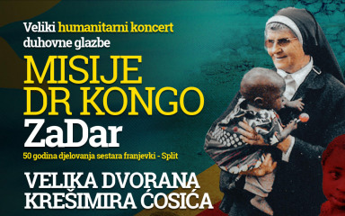 Veliki humanitarni koncert duhovne glazbe u Zadru! ‘Time ovoj djeci dajemo nadu u bolje sutra…’