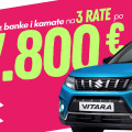 SUZUKI IMA SUPER FINANCIRANJE: Doneseš 7.800 eura i voziš Vitaru kući, bez banke!