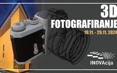 U INOVAciji su u tijeku prijave za tečaj 3D tehnike fotografiranja – osigurajte svoje mjesto!