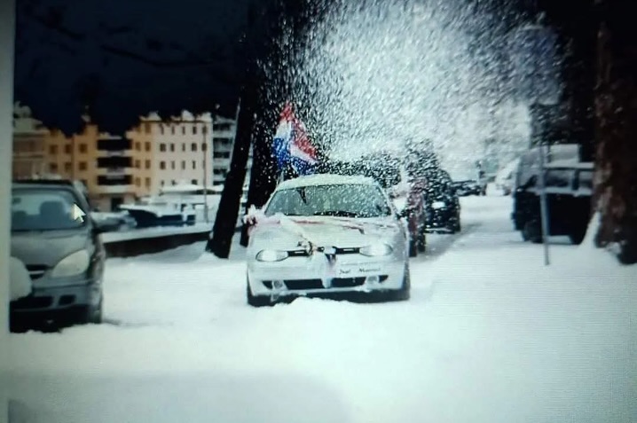 'KAKAV KRASAN PRIZOR' Niz fotografija Zadra pod snijegom obara s nogu: 'Koje je to veselje bilo'