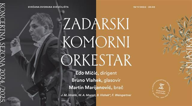 U utorak koncert Zadarskog komornog orkestra, donosimo detalje