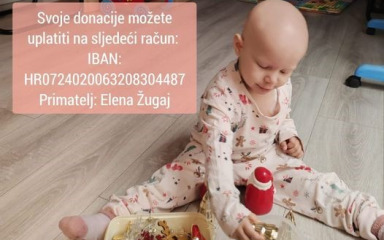 HUMANITARNA AKCIJA Malena Roza bori se s opakom bolesti, njena obitelj treba pomoć