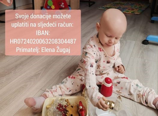 HUMANITARNA AKCIJA Malena Roza bori se s opakom bolesti, njena obitelj treba pomoć