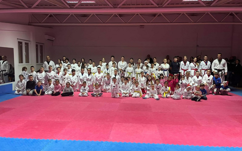 TAEKWONDO KLUB PLOVANIJA 81 član uspješno položio za više učeničke pojaseve