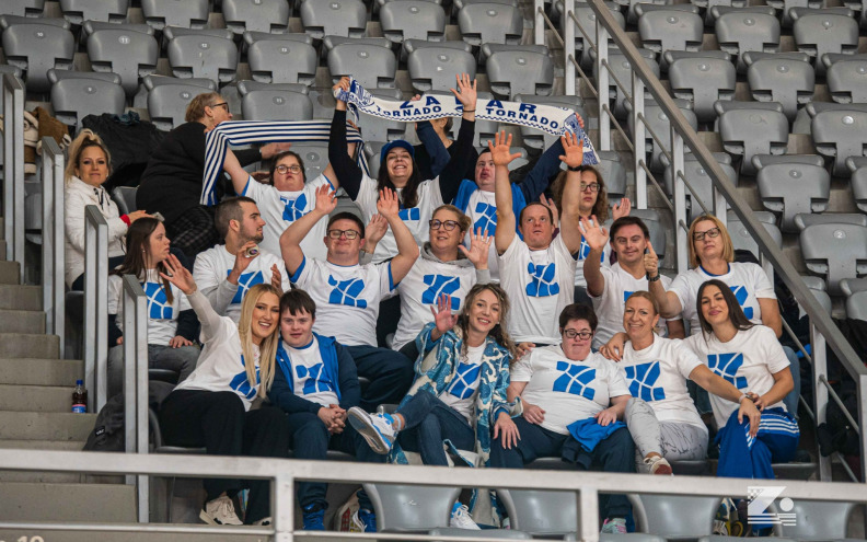 Utakmicu Zadra i Borca pratili korisnici sportske udruge Mali Princ Zadar