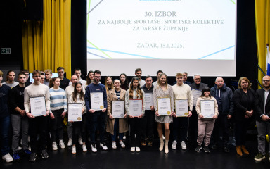 FOTO Nagrađeni najbolji sportaši, sportašice i sportski kolektivi u 2024. godini