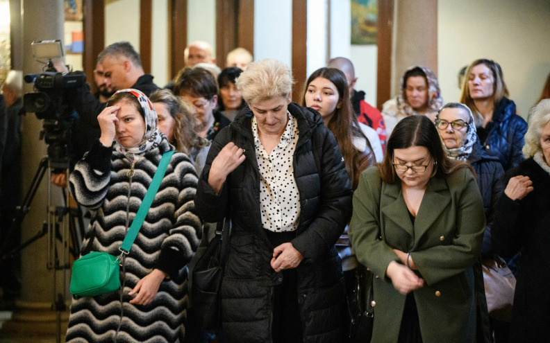 [FOTO] Pravoslavni vjernici u Zadru proslavili Božić