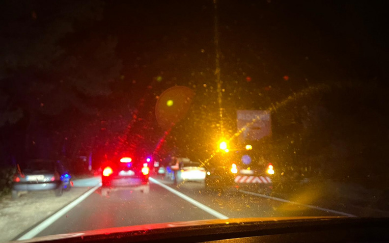 Prometna nesreća kod Sukošana, sudarila se tri vozila