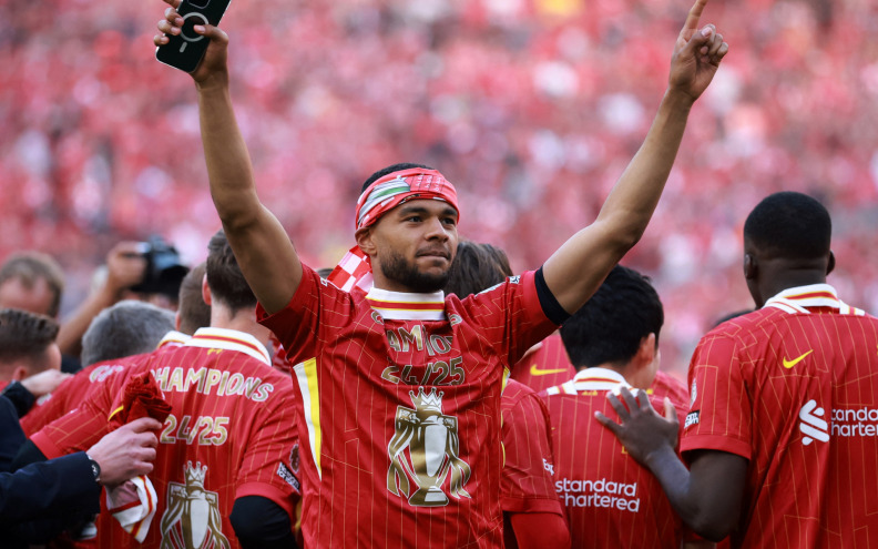 Krilni napadač Liverpoola proslavio gol uz natpis 