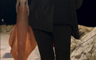 Senka Polovina ulovila lignju od 1,6 kilograma