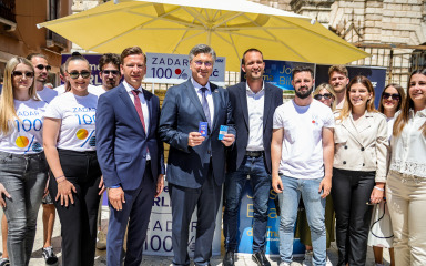 Plenković na Narodnom trgu dao podršku Erliću i Bilaveru